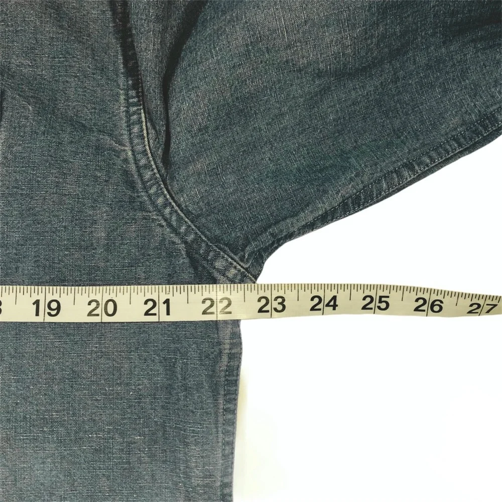 Ralph Lauren Double RRL Indigo Popover Workshirt M - Picture 8 of 13